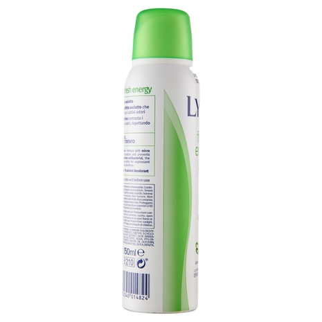 Lycia fresh energy aloe & bergamotto deo spray 150 ml